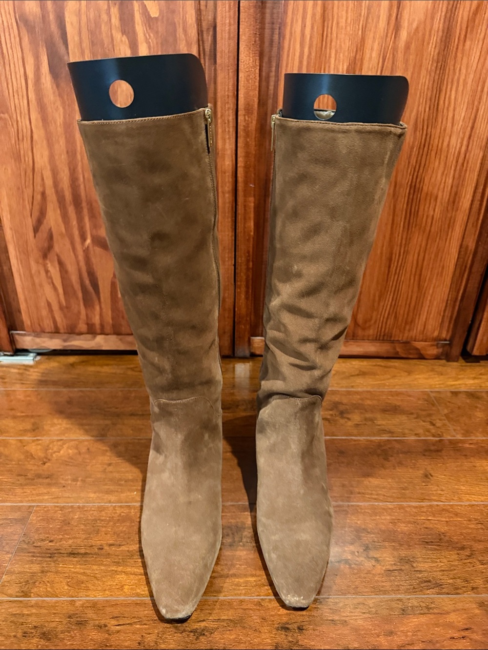 Vince Camuto Brown Suede Knee-High Boots